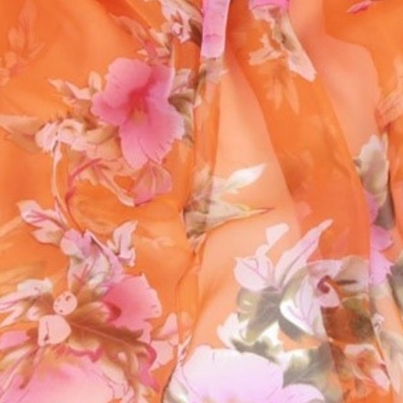 Printed Floral Scarf - Picture 3 of 3